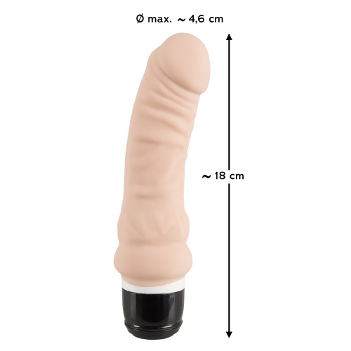 Classic Silicone # 1 Rechargeable перезаряжаемый вибратор из силикона, 18х4.6 см